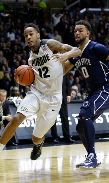 No. 24 Purdue dominates middle in 74-57 rout of Penn State